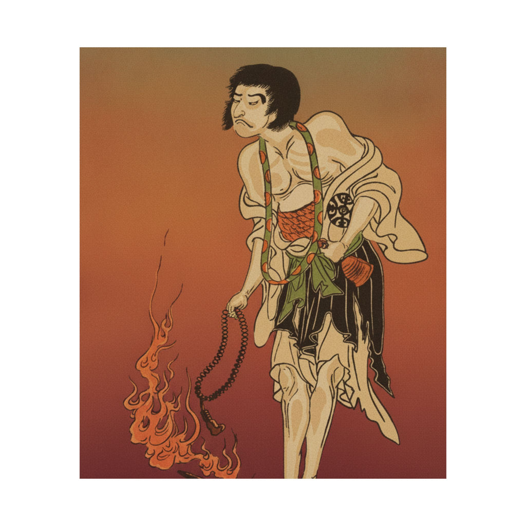 Affirmation — The First Nakamura Nakazo In The Role Of Raigo Ajari, A Buddhist Monk — Matte Poster