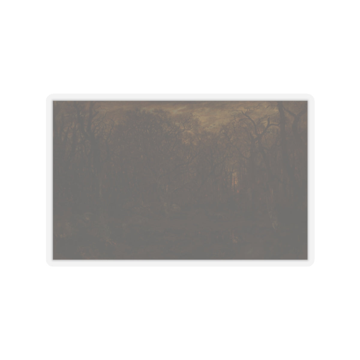 Scenic Nature — Forest — Kiss-Cut Sticker