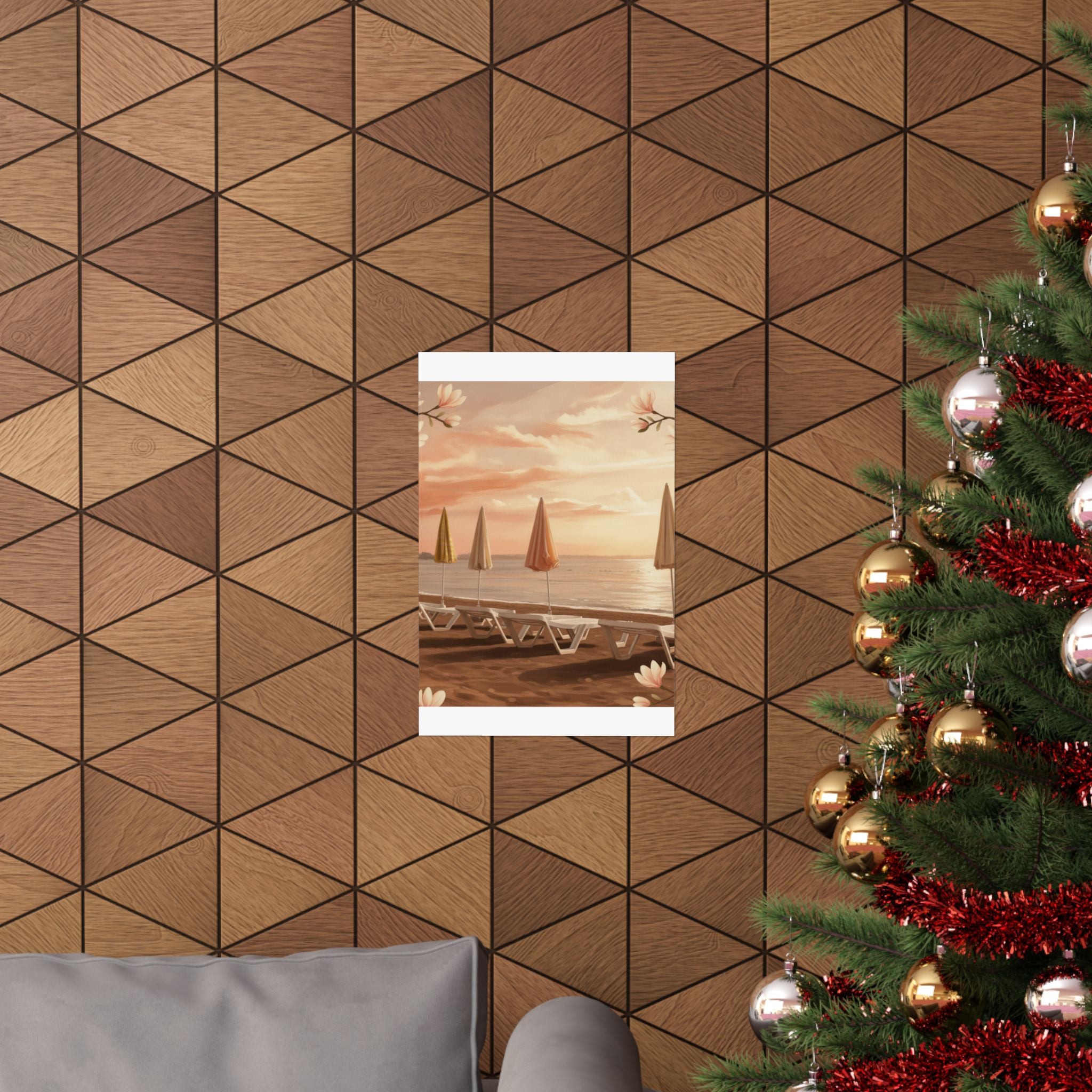 Southern Sunset — Umbrella — Matte Poster