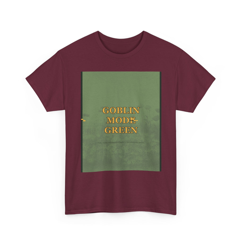 GOBLIN MODE GREEN graphic tee — product view 3