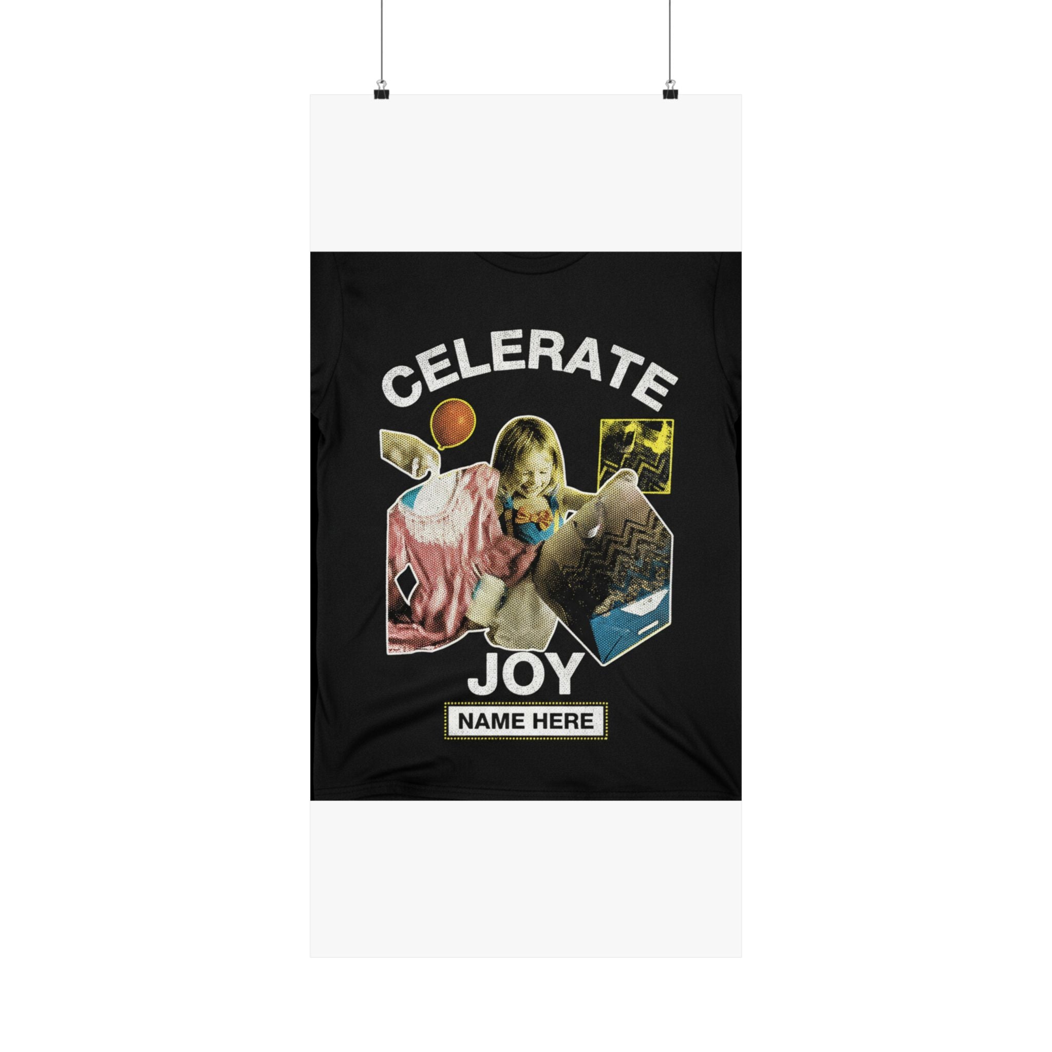 Streetwear Collage — Person — Matte Poster