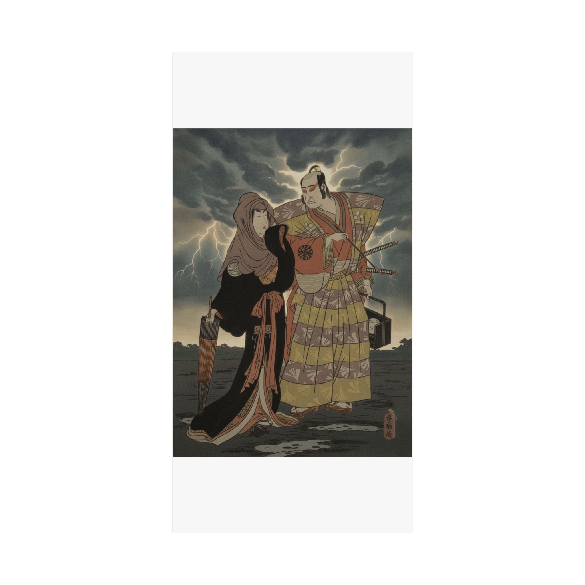 Dramatic Storm — Scene From A Drama — Matte Poster