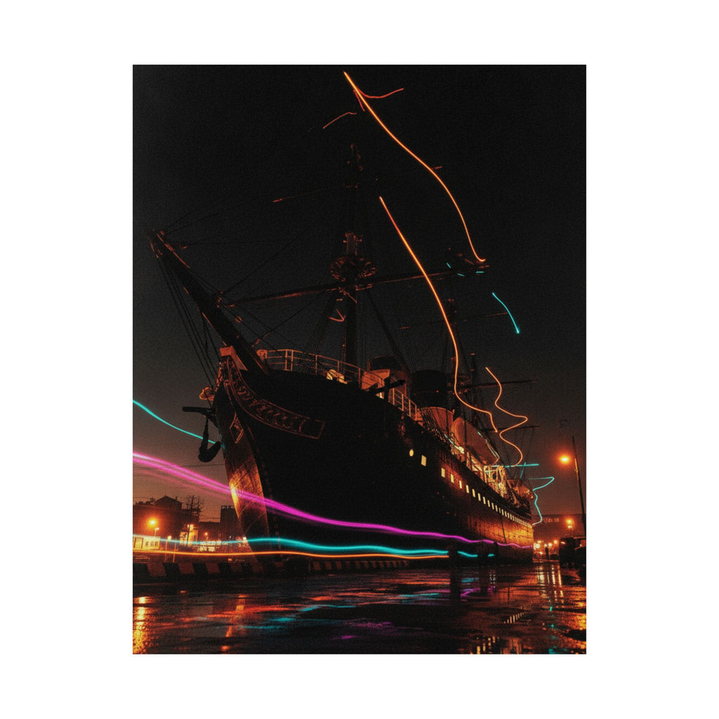 Fast Furious — Yokohama Trade: Picture Of Westerners Shipping Cargo — Matte Poster