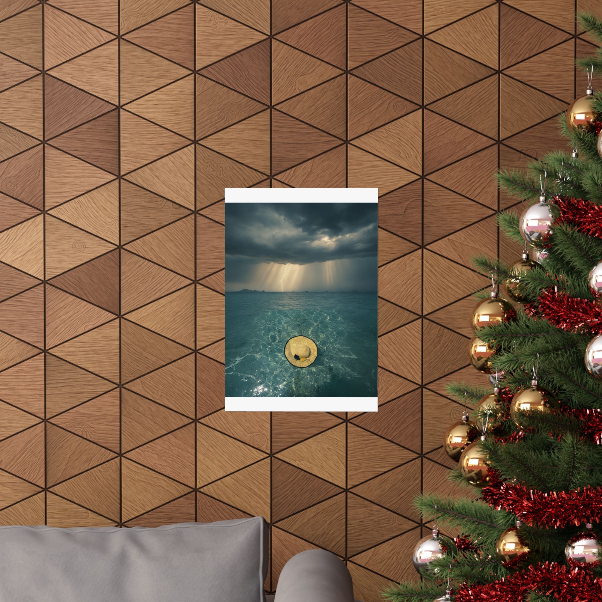 Dramatic Storm — Hat — Matte Poster