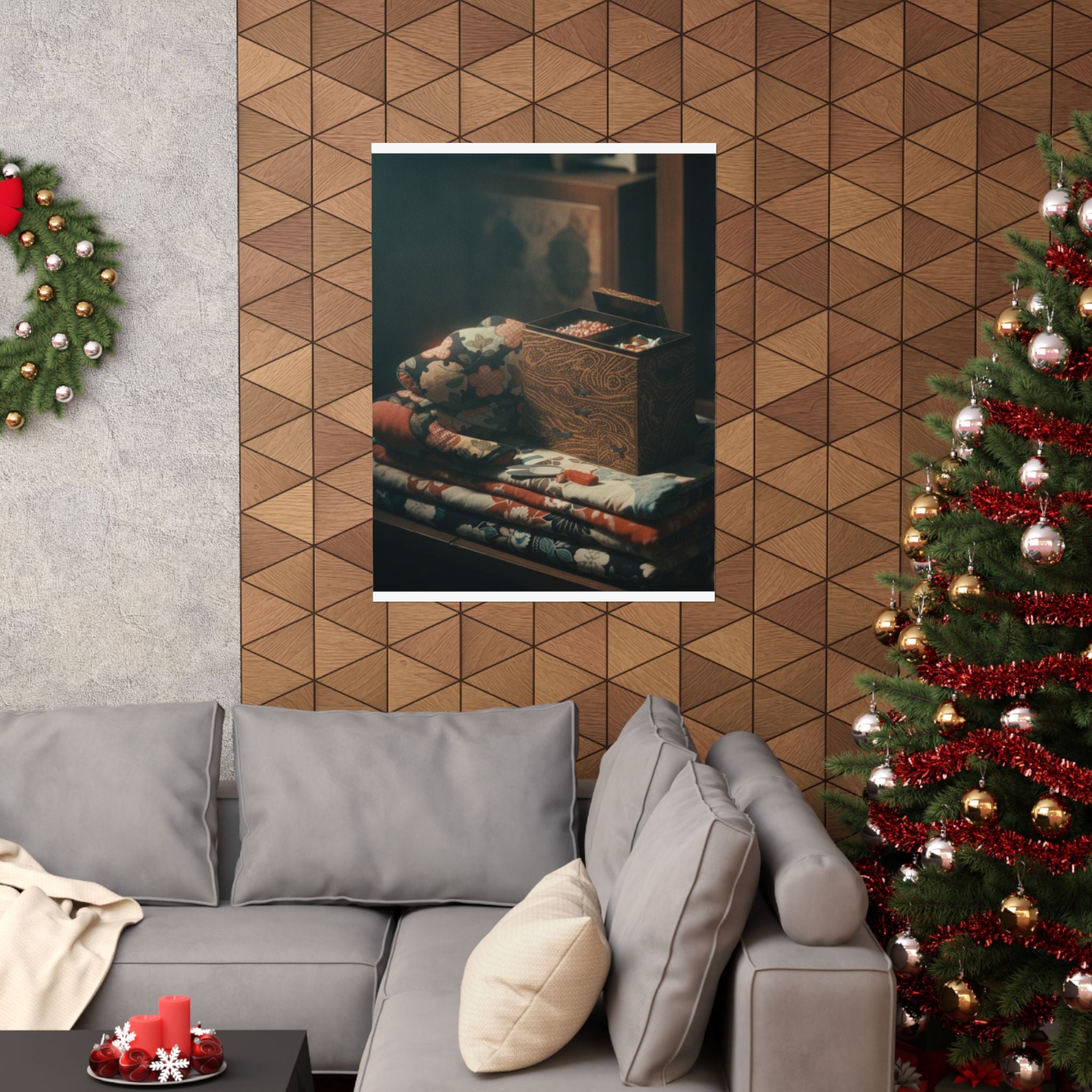 Cinematic — Lady'S Work-Box And Bed Clothing — Matte Poster