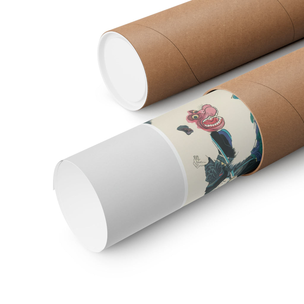 Product Marketing — The Warrior Slaying The Giant White Hihi — Matte Poster