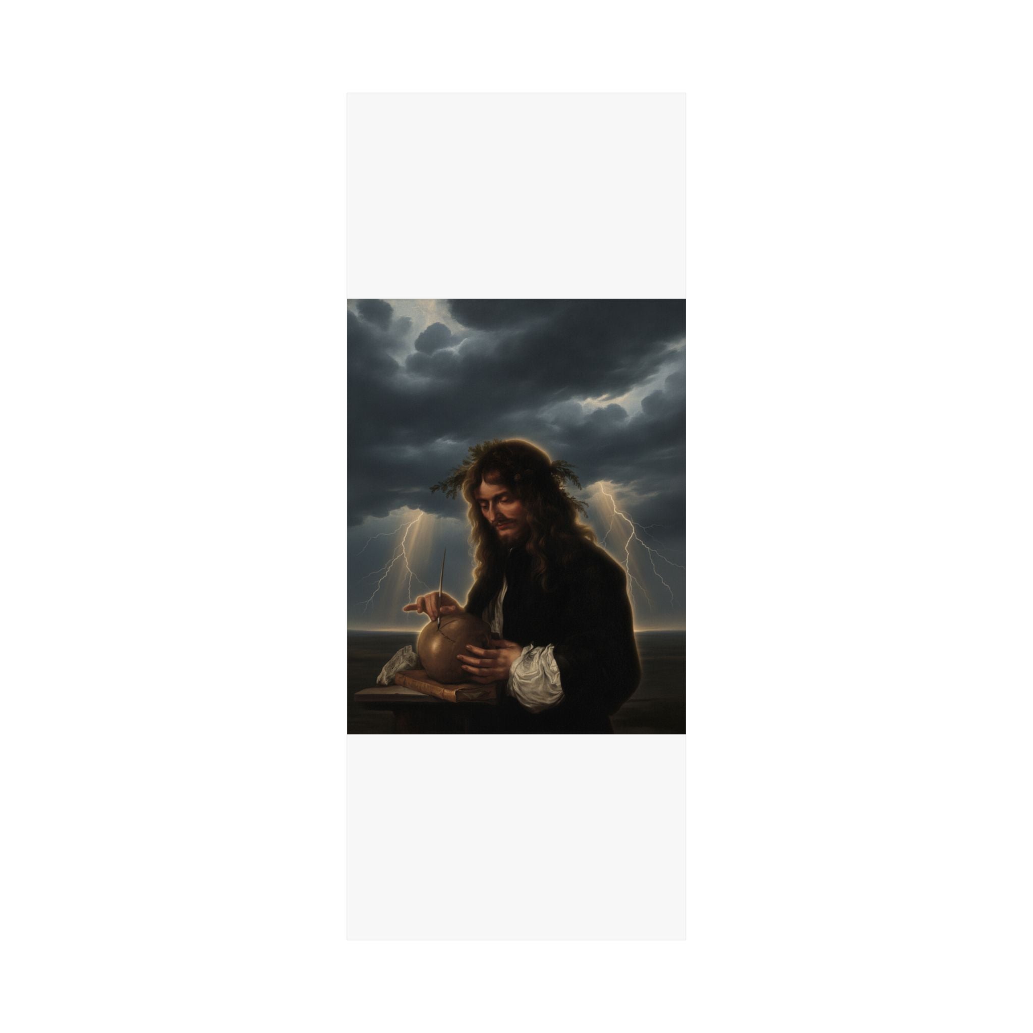 Dramatic Storm — Person — Matte Poster