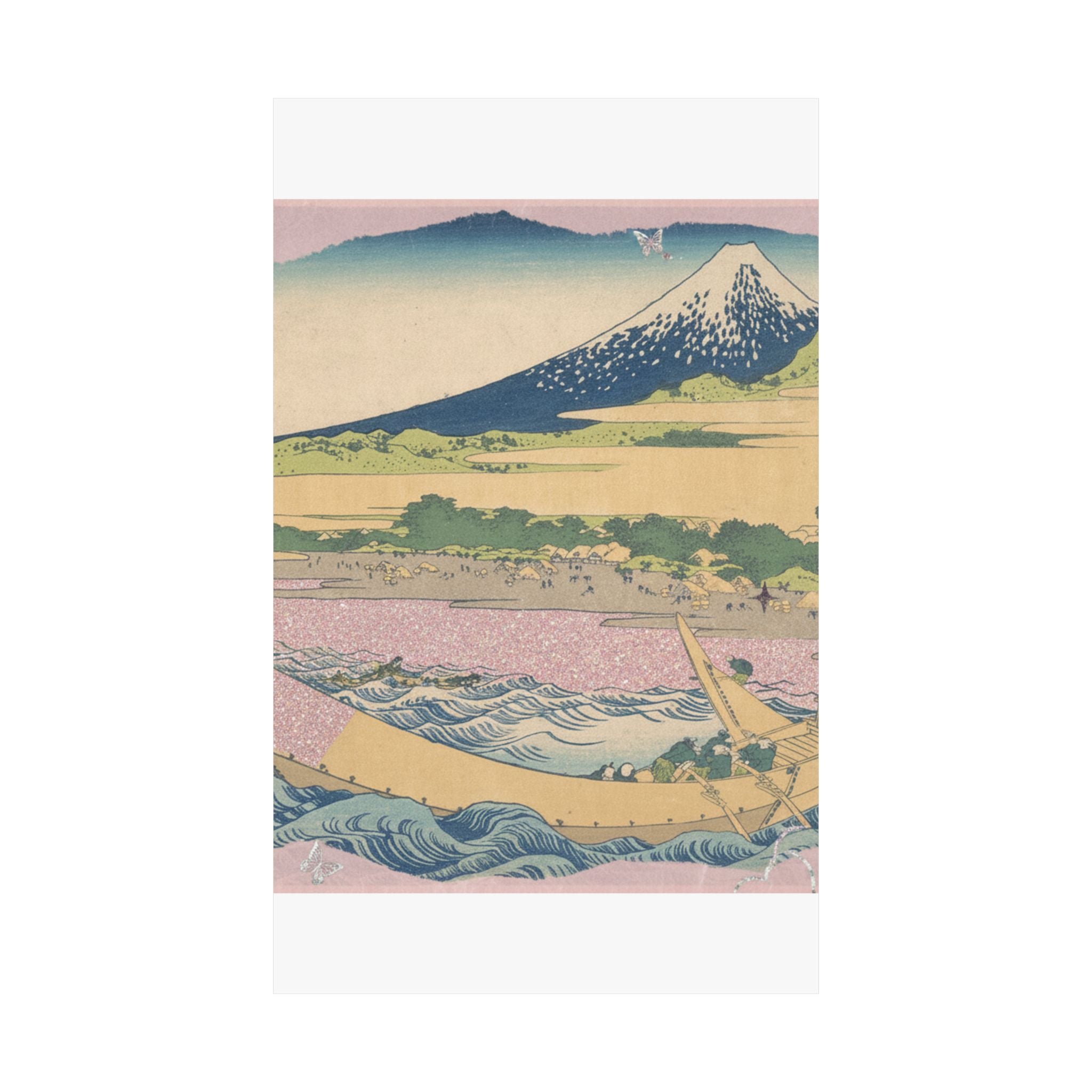 Scenic Nature — Tago Bay Near Ejiri On The Tōkaidō (Tōkaidō Ejiri Tago No Ura Ryaku Zu), From Th — Matte Poster