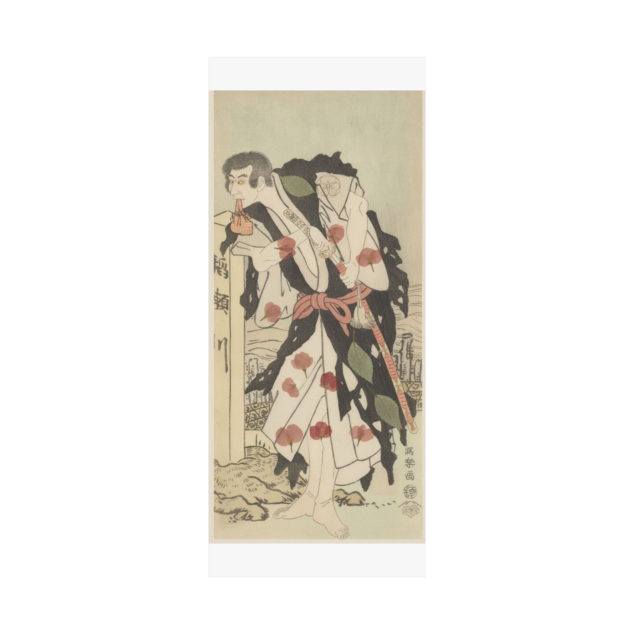 Botanical — Morita Kanya Viii As Kawachi Kanja, Disguised As Genkaibo — Matte Poster