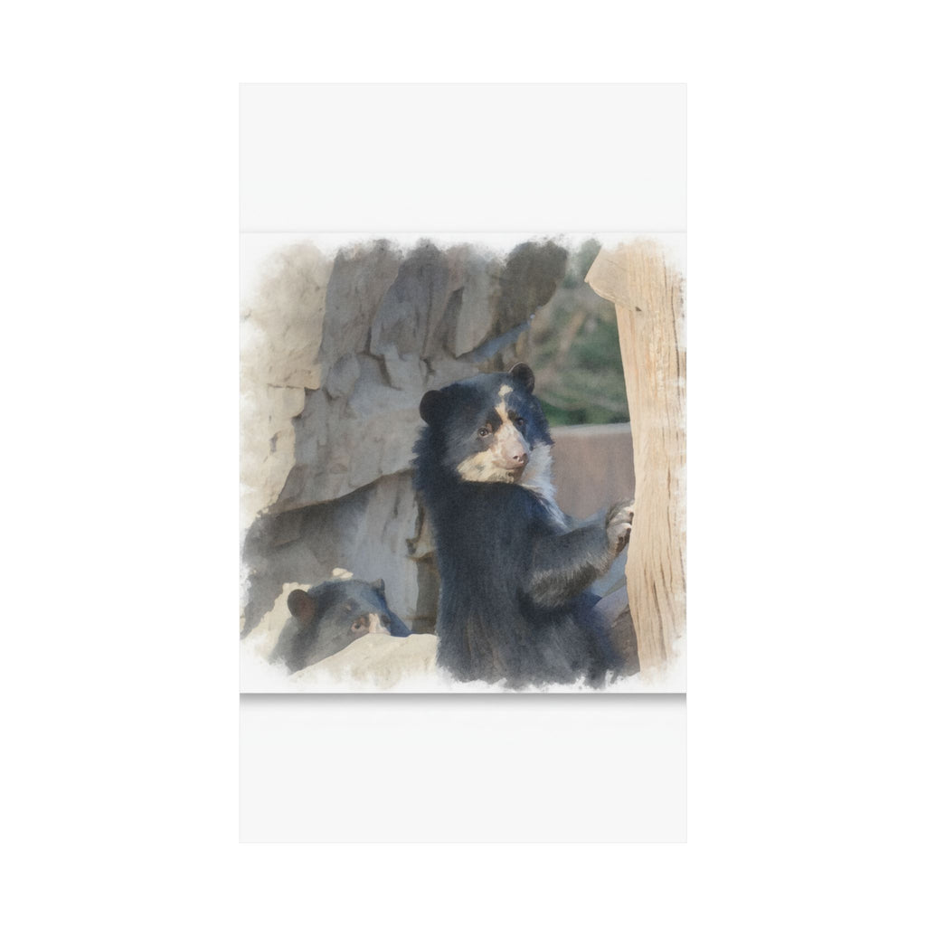 Watercolor — Bear — Matte Poster