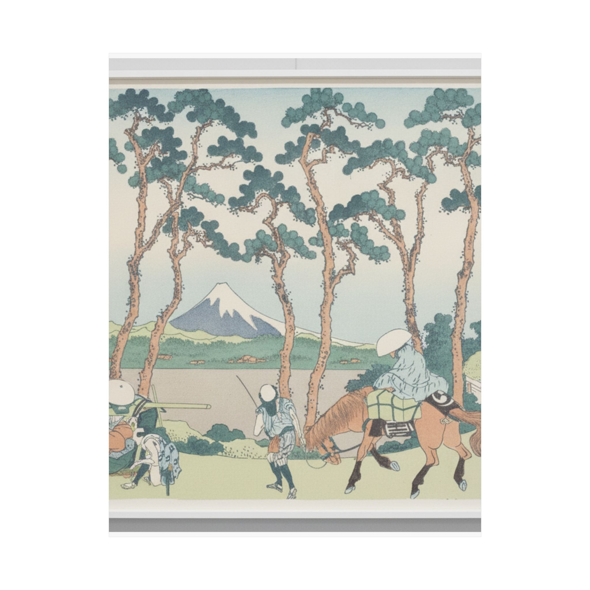 Watercolor — Hodogaya On The Tōkaidō (Tōkaidō Hodogaya), From The Series Thirty-Six Views Of  — Matte Poster