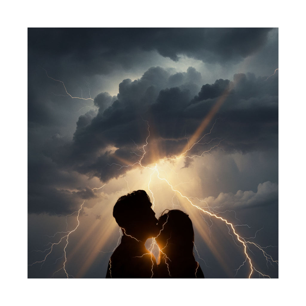 Dramatic Storm — Person — Matte Poster