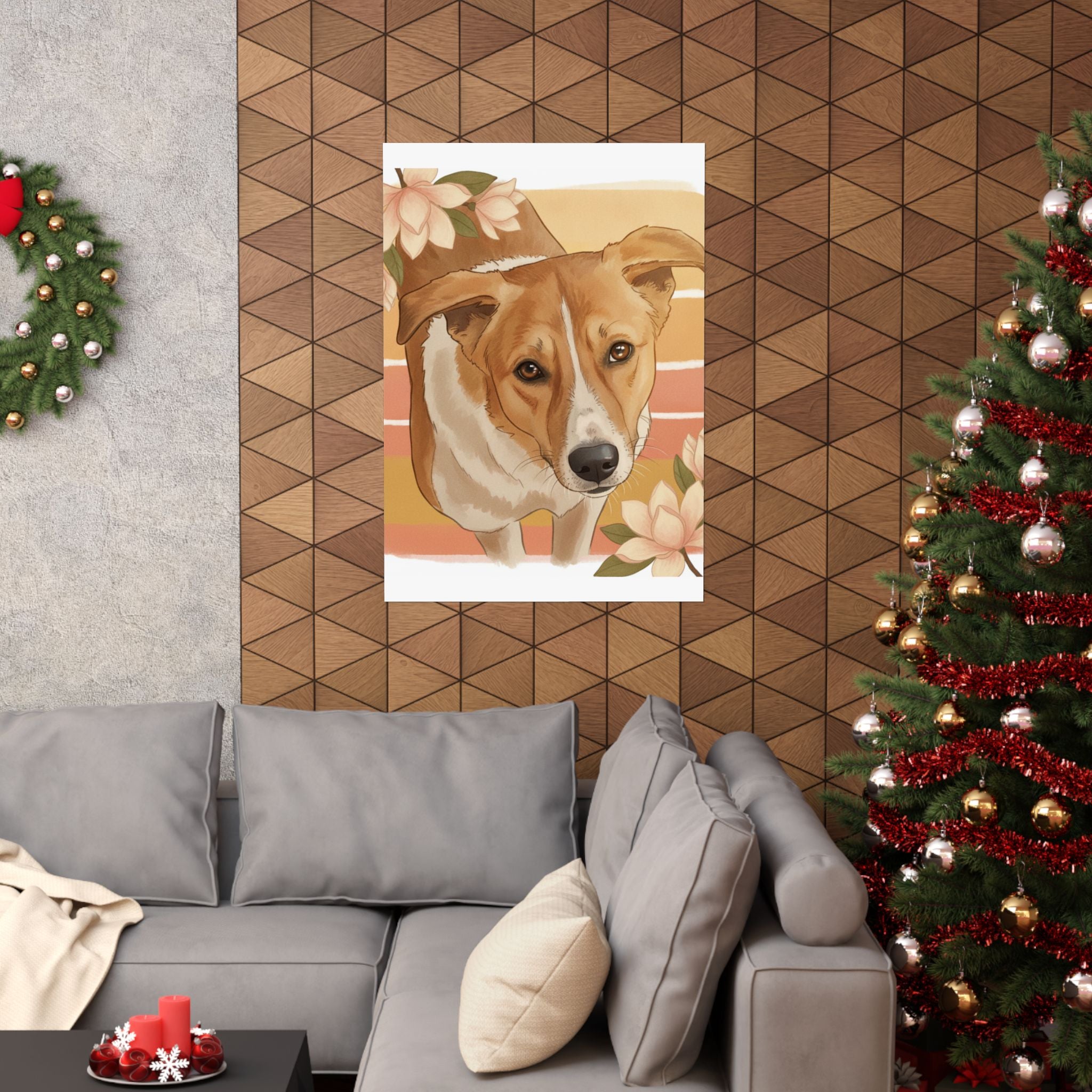 Southern Sunset — Dog — Matte Poster