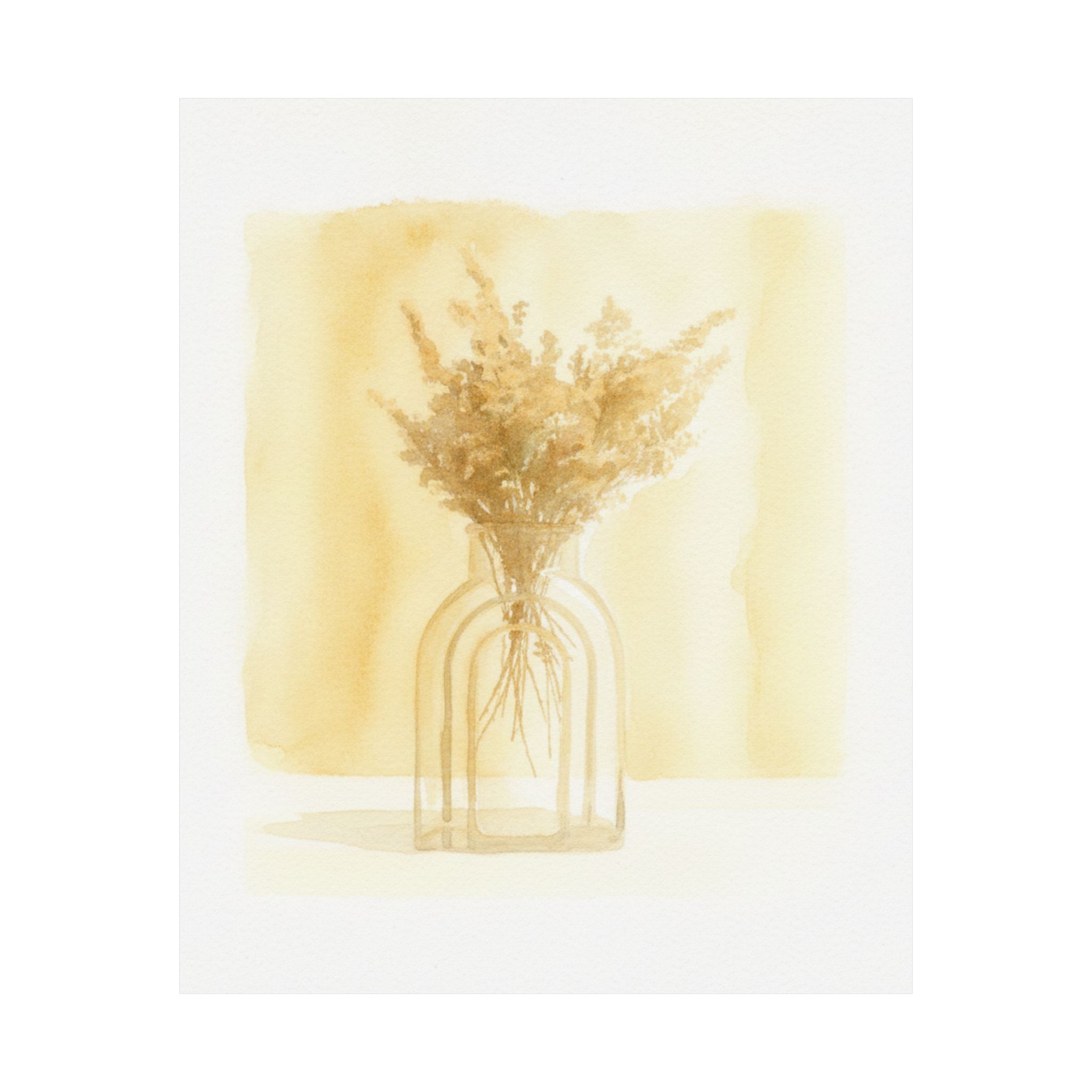 Watercolor — Flowers — Matte Poster