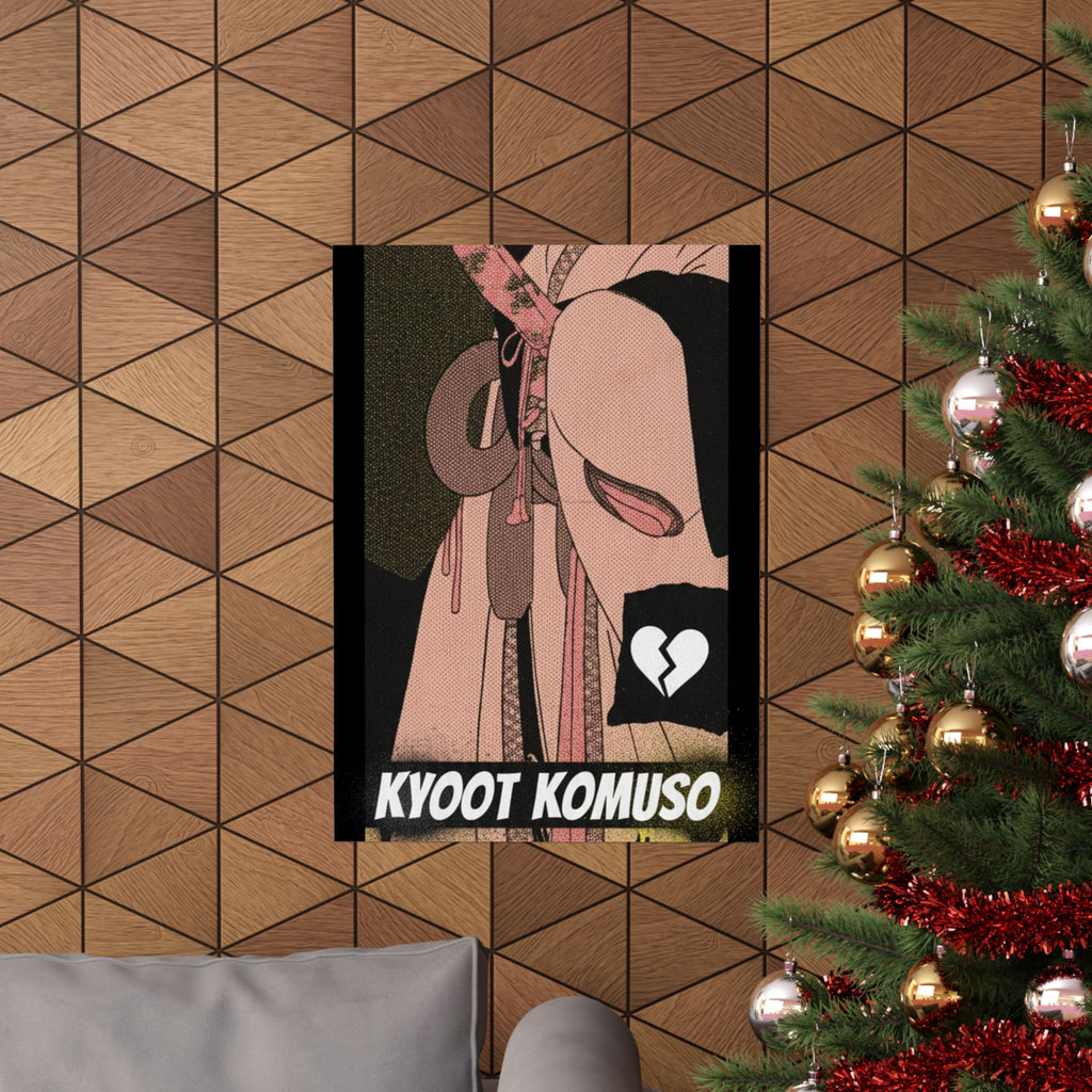Streetwear Collage — A Girl As A Komuso — Matte Poster