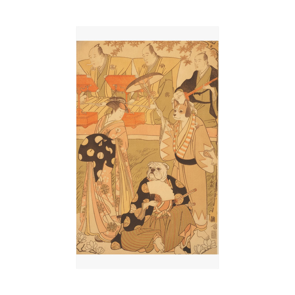 Southern Sunset — Theatrical Scene, With Musicians — Matte Poster