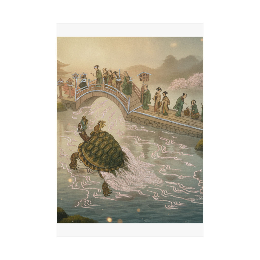 Scenic Nature — Shinabazu Benten Kaicho: Ceremony Of Worshipping Benten At Shinabazu Temple — Matte Poster