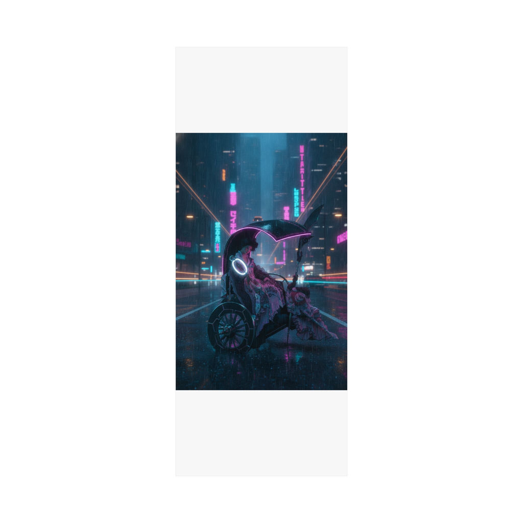 Neon Noir — Lady In A Chariot — Matte Poster