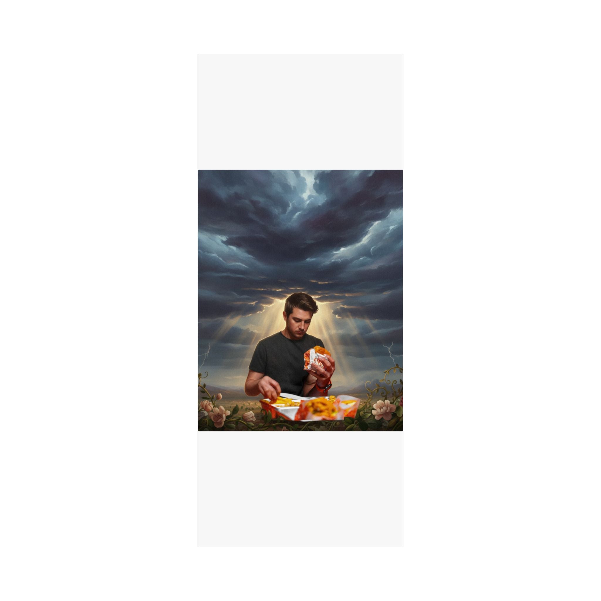 Dramatic Storm — Person — Matte Poster