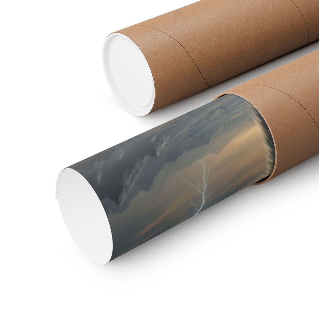 Dramatic Storm — Cat — Matte Poster