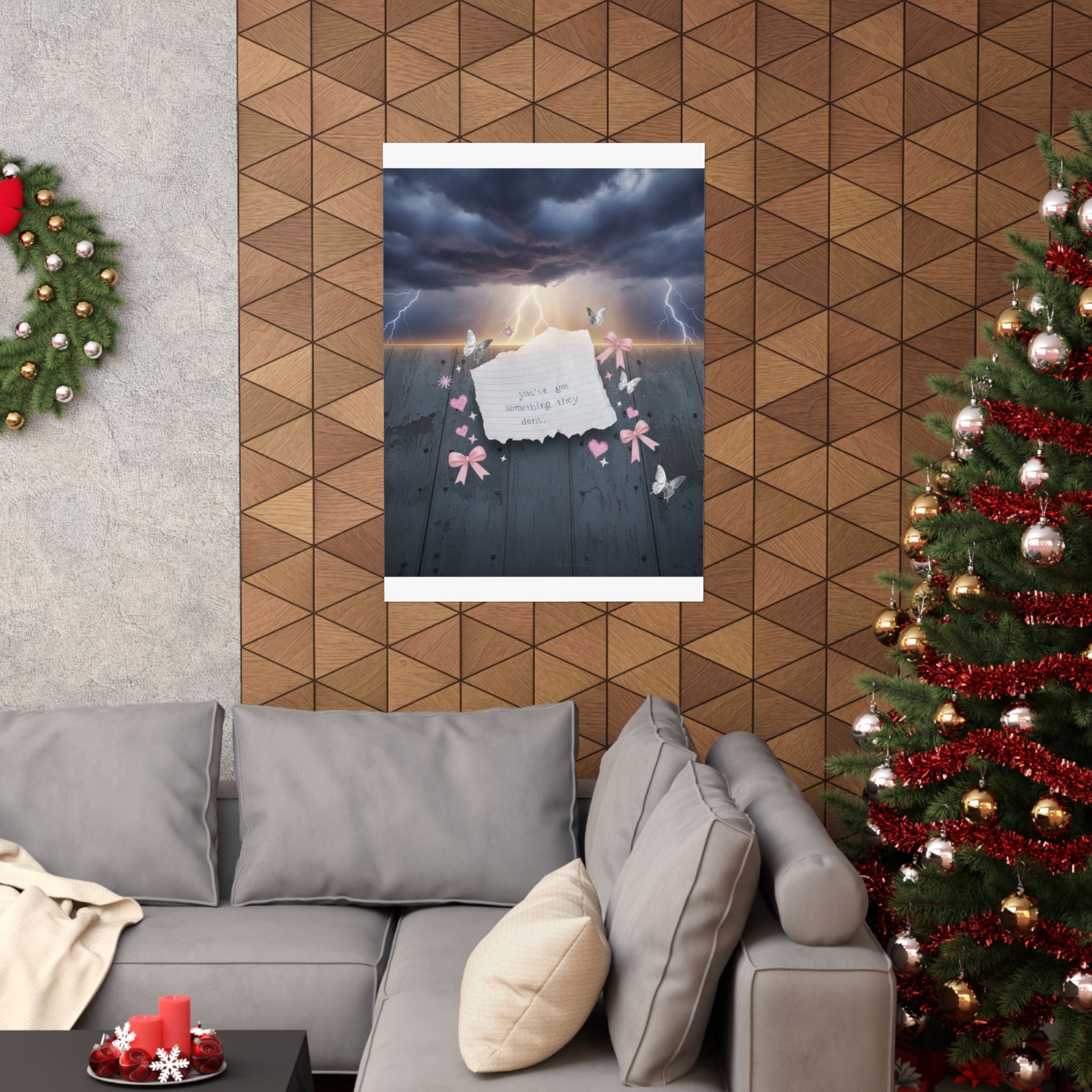 Dramatic Storm — Note — Matte Poster