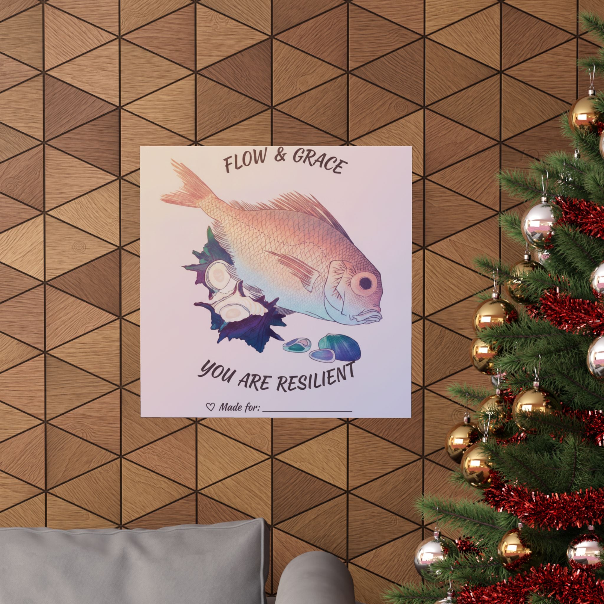 Affirmation — Tai Fish And Top-Shells — Matte Poster