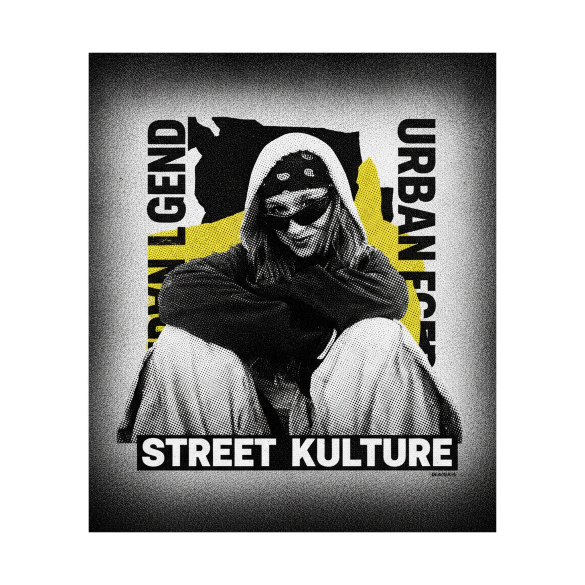 Streetwear Collage — Person — Matte Poster