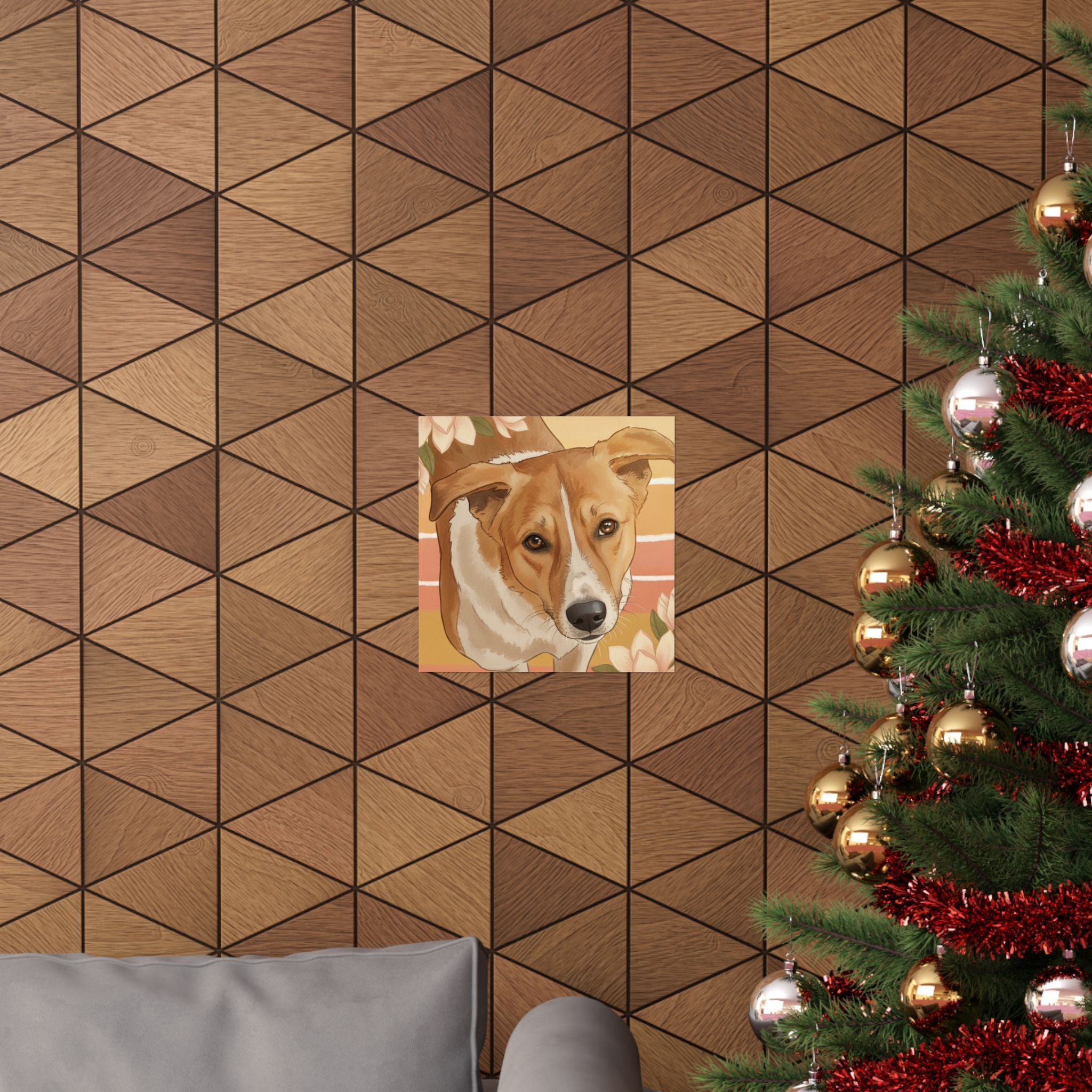 Southern Sunset — Dog — Matte Poster