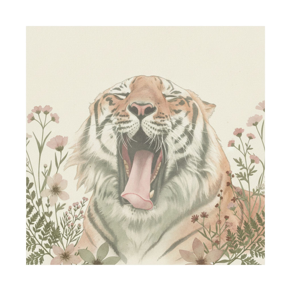 Botanical — Tiger — Matte Poster