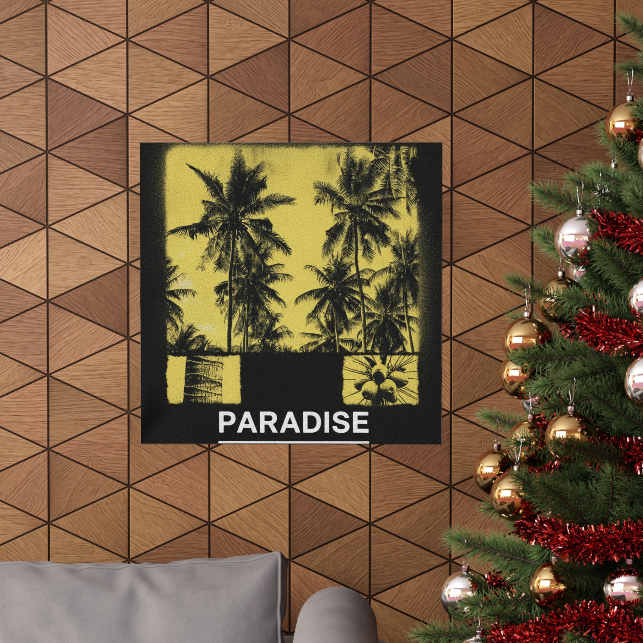 Streetwear Collage — Palms — Matte Poster