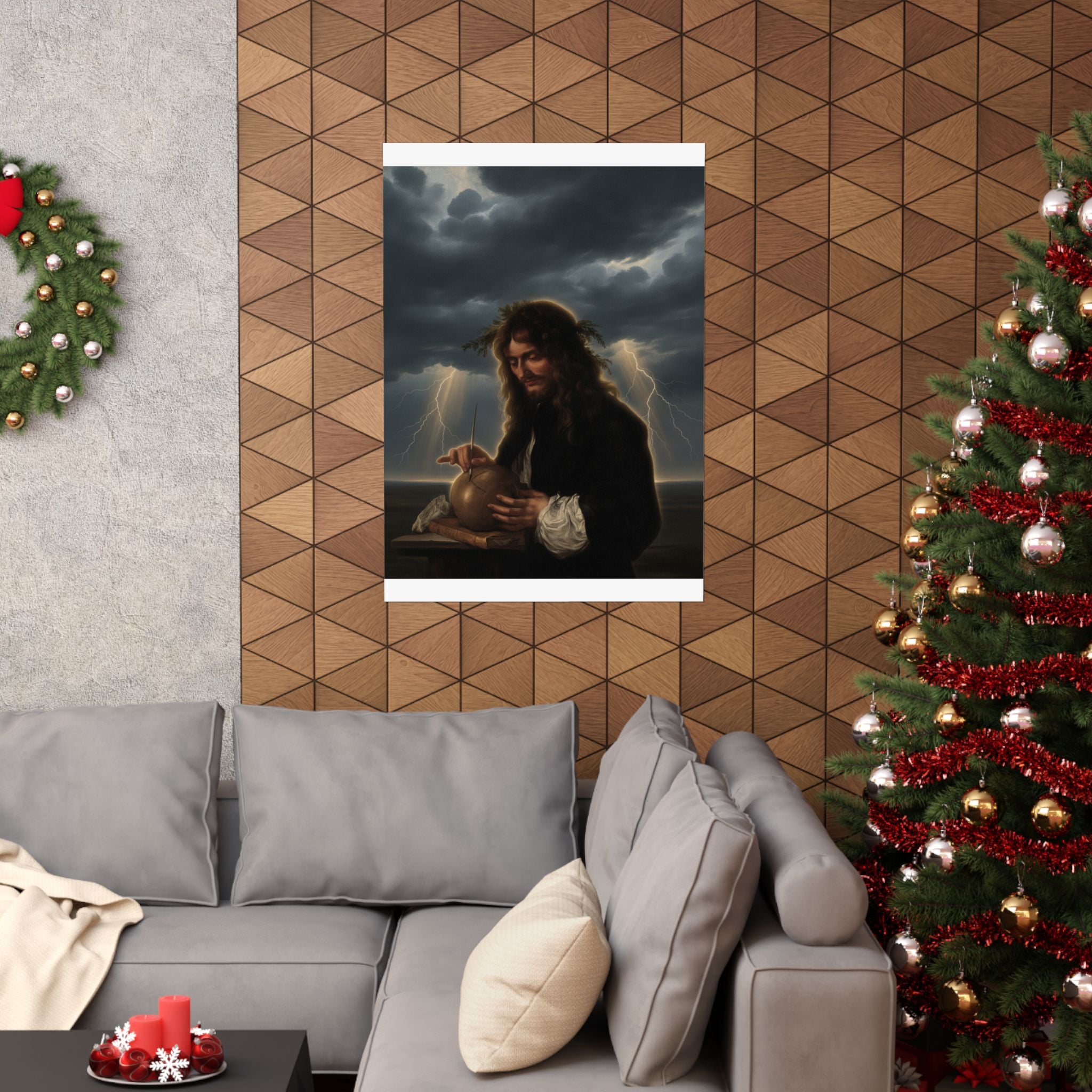 Dramatic Storm — Person — Matte Poster
