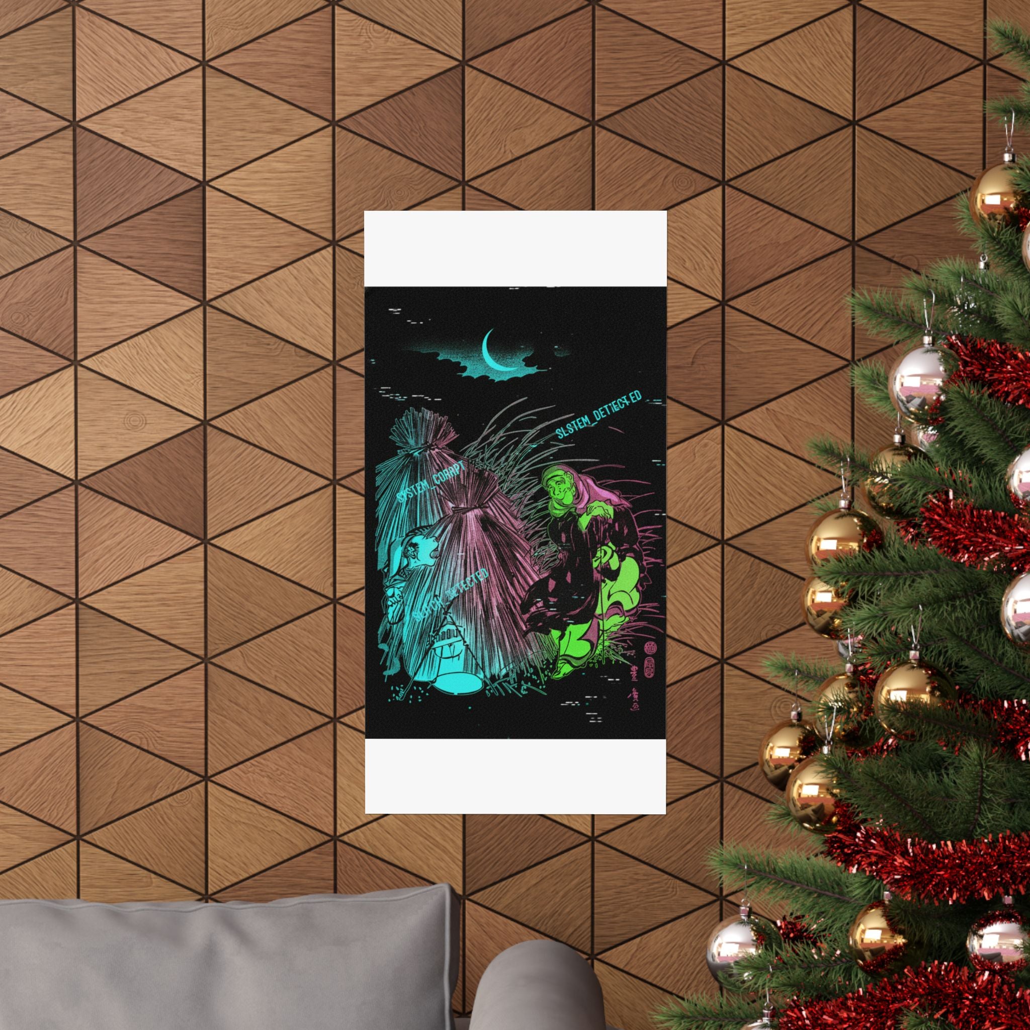 Glitch Culture — Trapping The Fox — Matte Poster