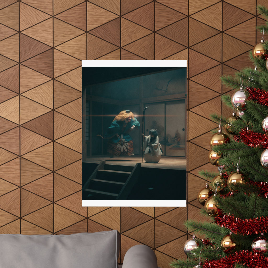 Cinematic — Scene From Noh Dance — Matte Poster