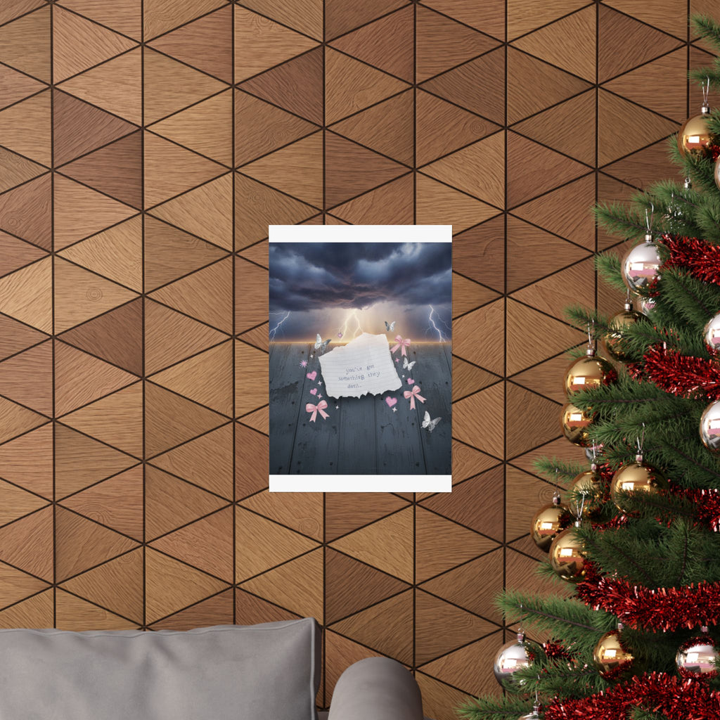 Dramatic Storm — Note — Matte Poster