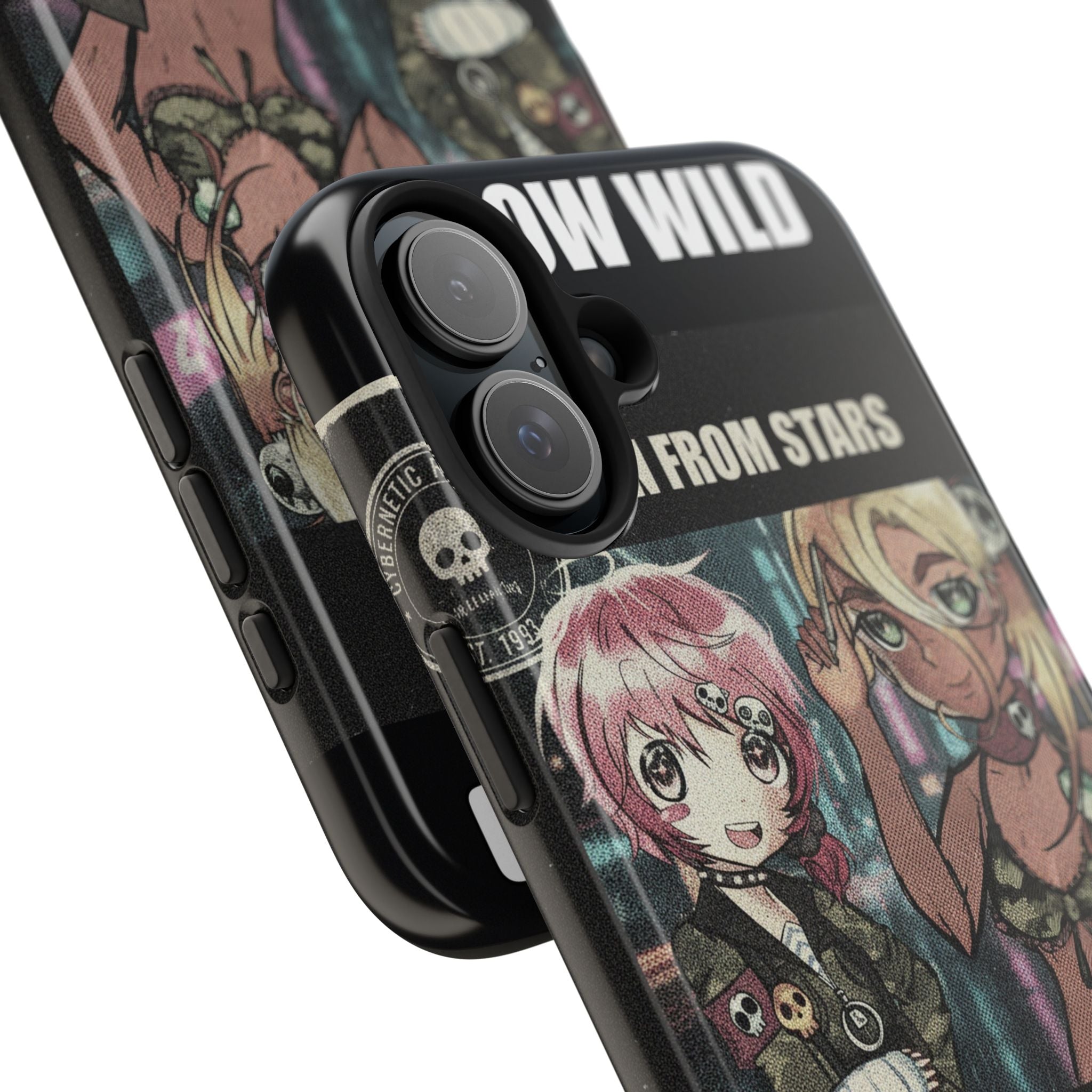 Neon Rain Osaka Nights Anime Tour Poster Phone Case