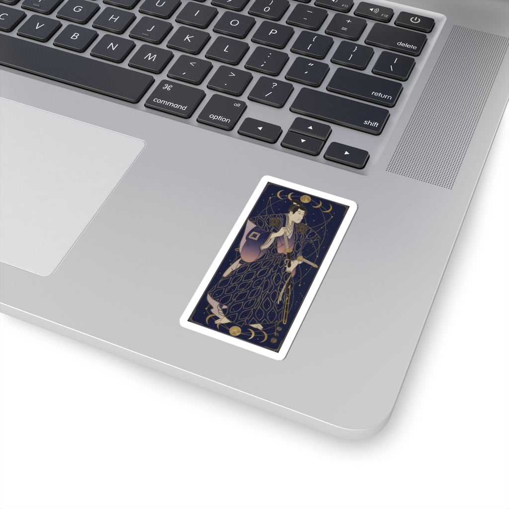 Celestial — Ichikawa Danjuro Vi As Funa Bansaku,Son Of Fuwa Banzayemon — Kiss-Cut Sticker