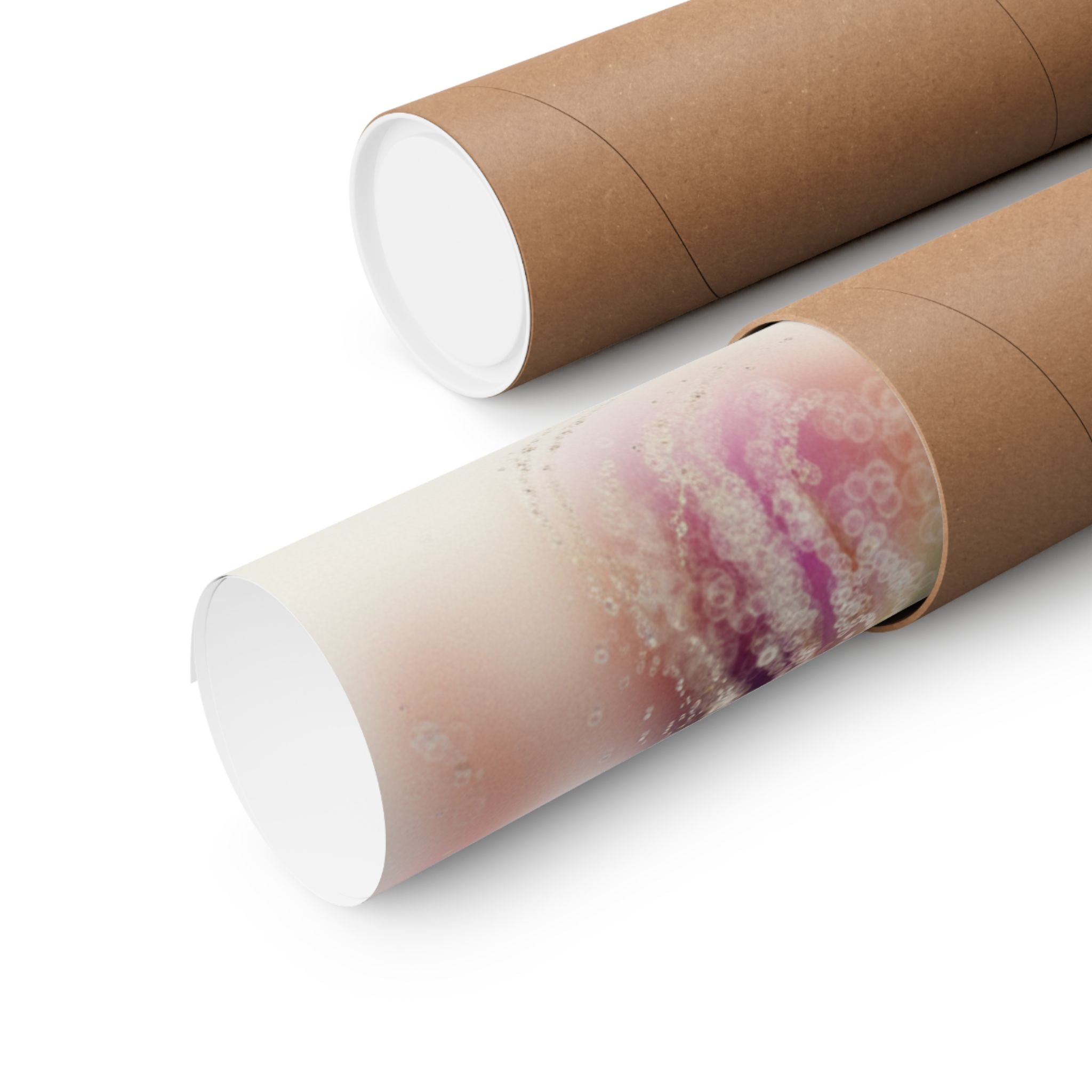 Dreamy Blurred Colour Cloud Abstract Art Poster