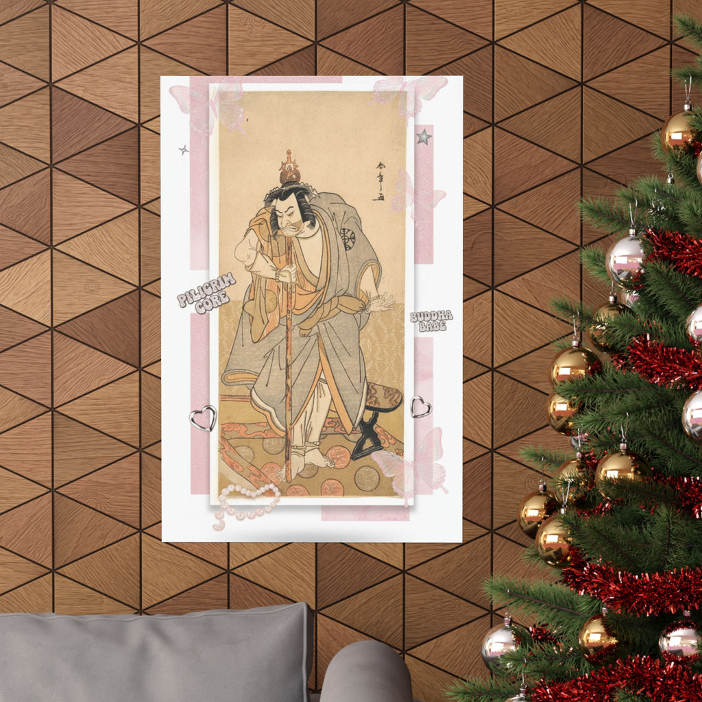 Ecommerce Main — The Actor Nakamura Nakazo As A Rokuju-Rokubu (Pilgrim To Buddhist Temple) — Matte Poster