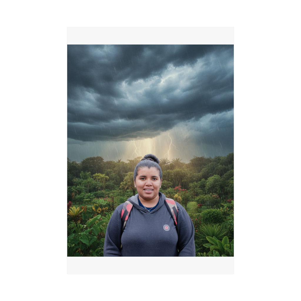 Dramatic Storm — Person — Matte Poster — Poster 2