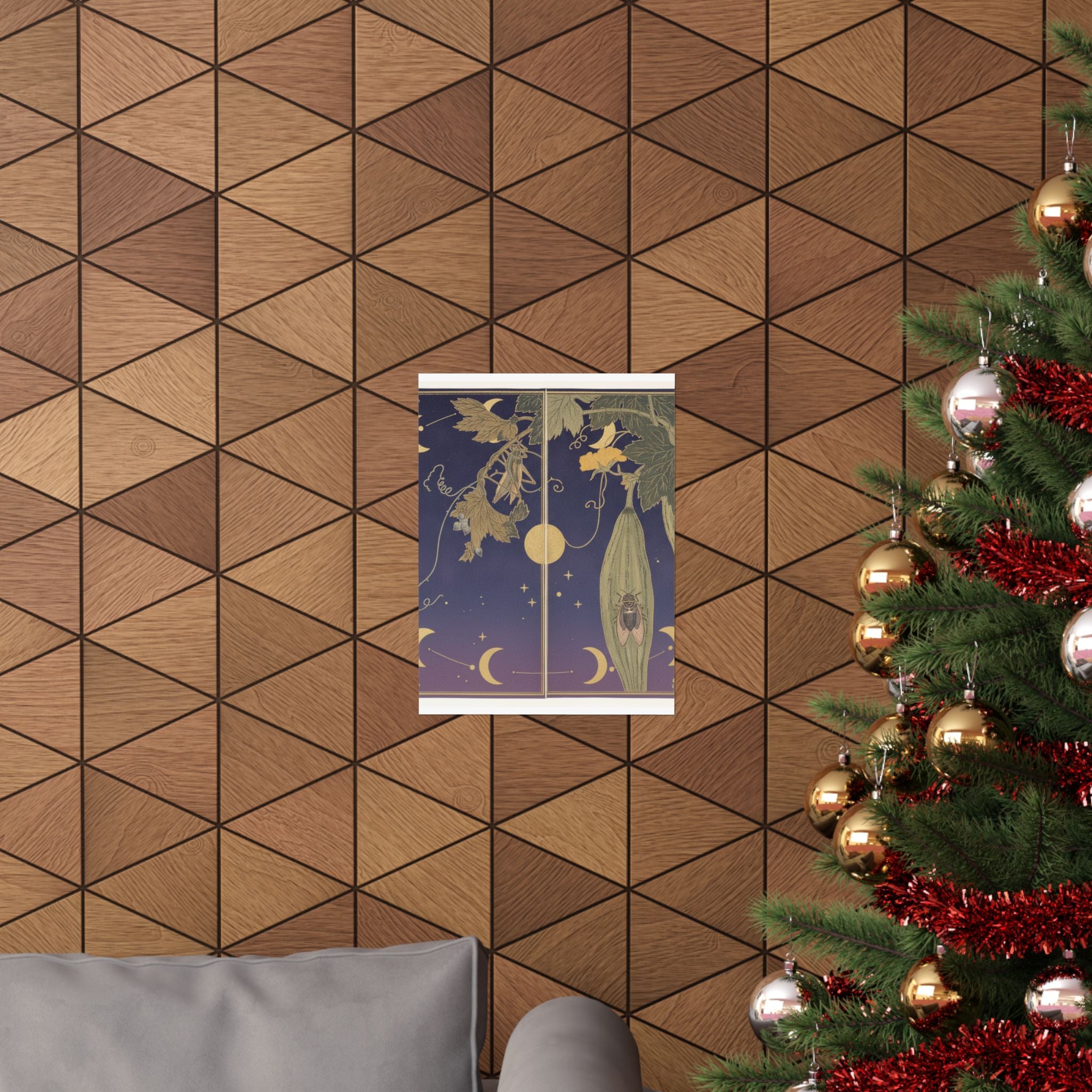 Celestial — Grasshopper (Kirigirisu); Cicada (Semi), From The Picture Book Of Crawling Creat — Matte Poster