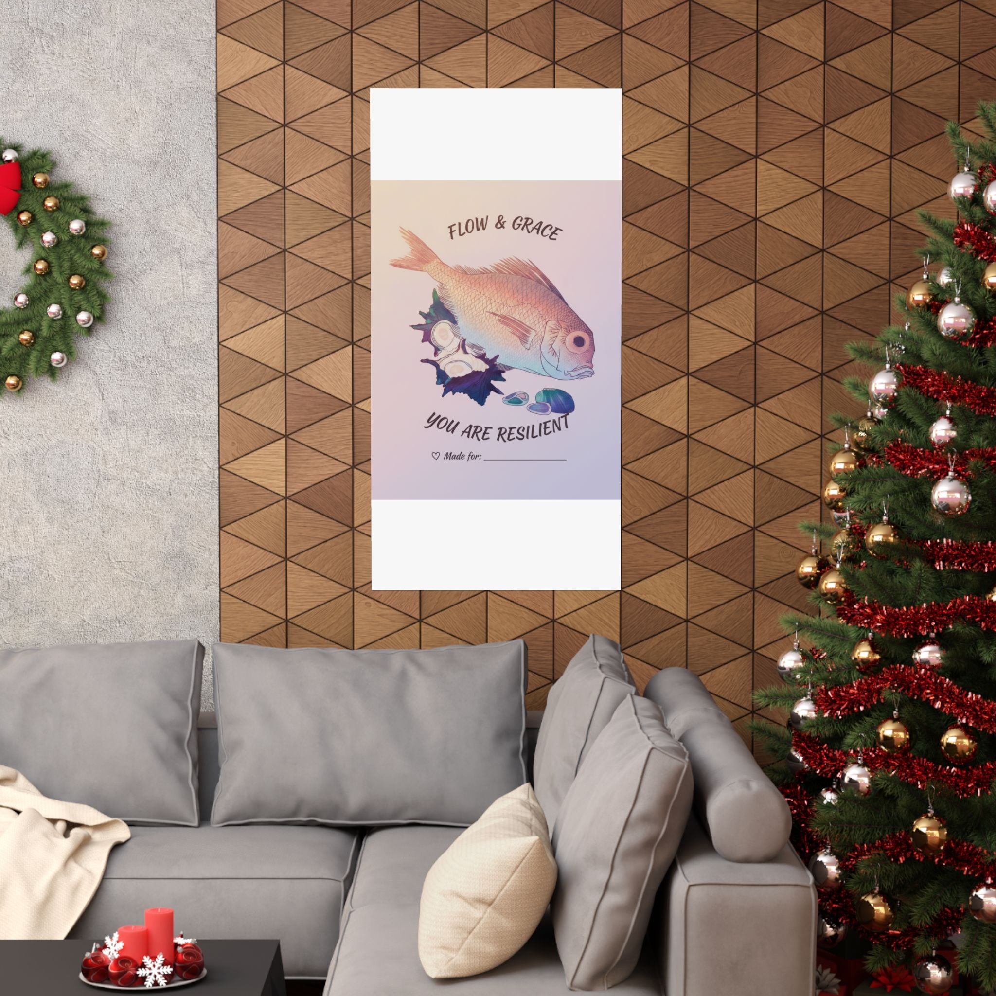 Affirmation — Tai Fish And Top-Shells — Matte Poster