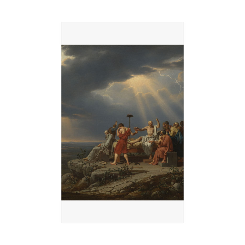 Dramatic Storm — Person — Matte Poster