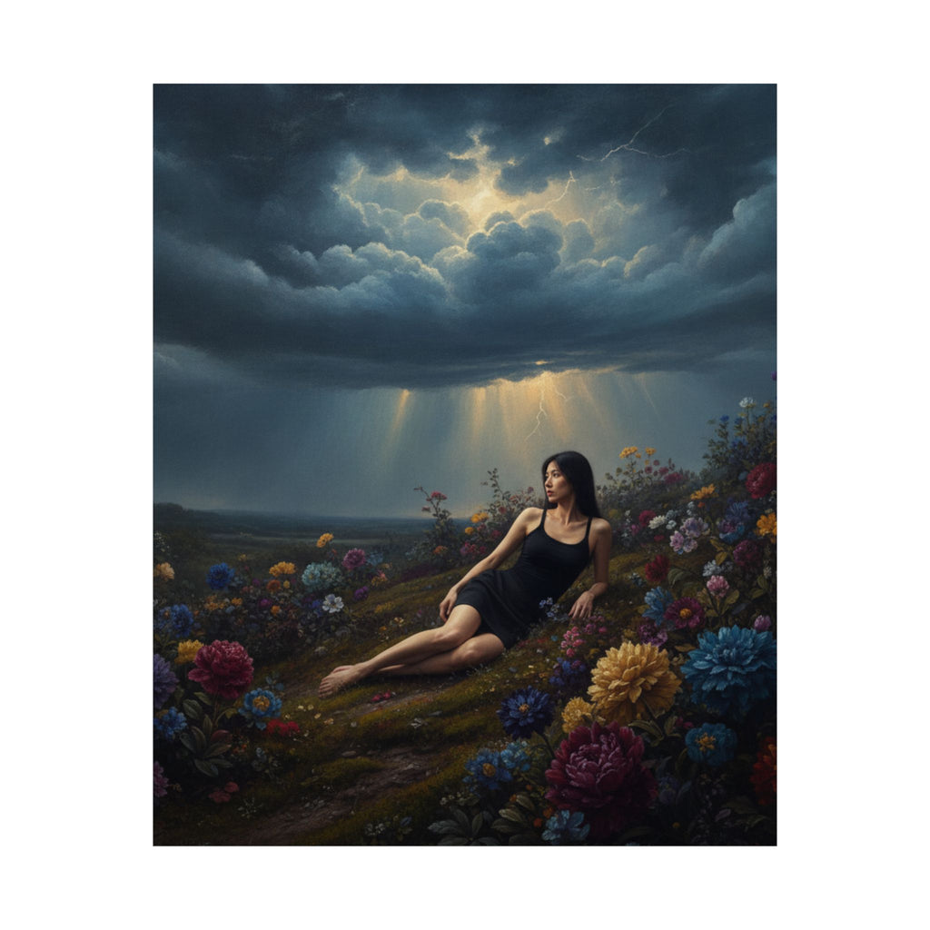 Dramatic Storm — Person — Matte Poster