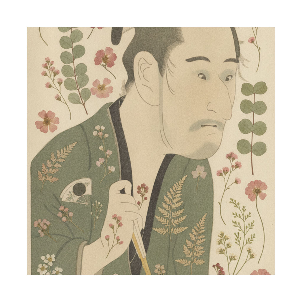 Botanical — The Actor Onoye Matsusuke As A Ronin — Matte Poster