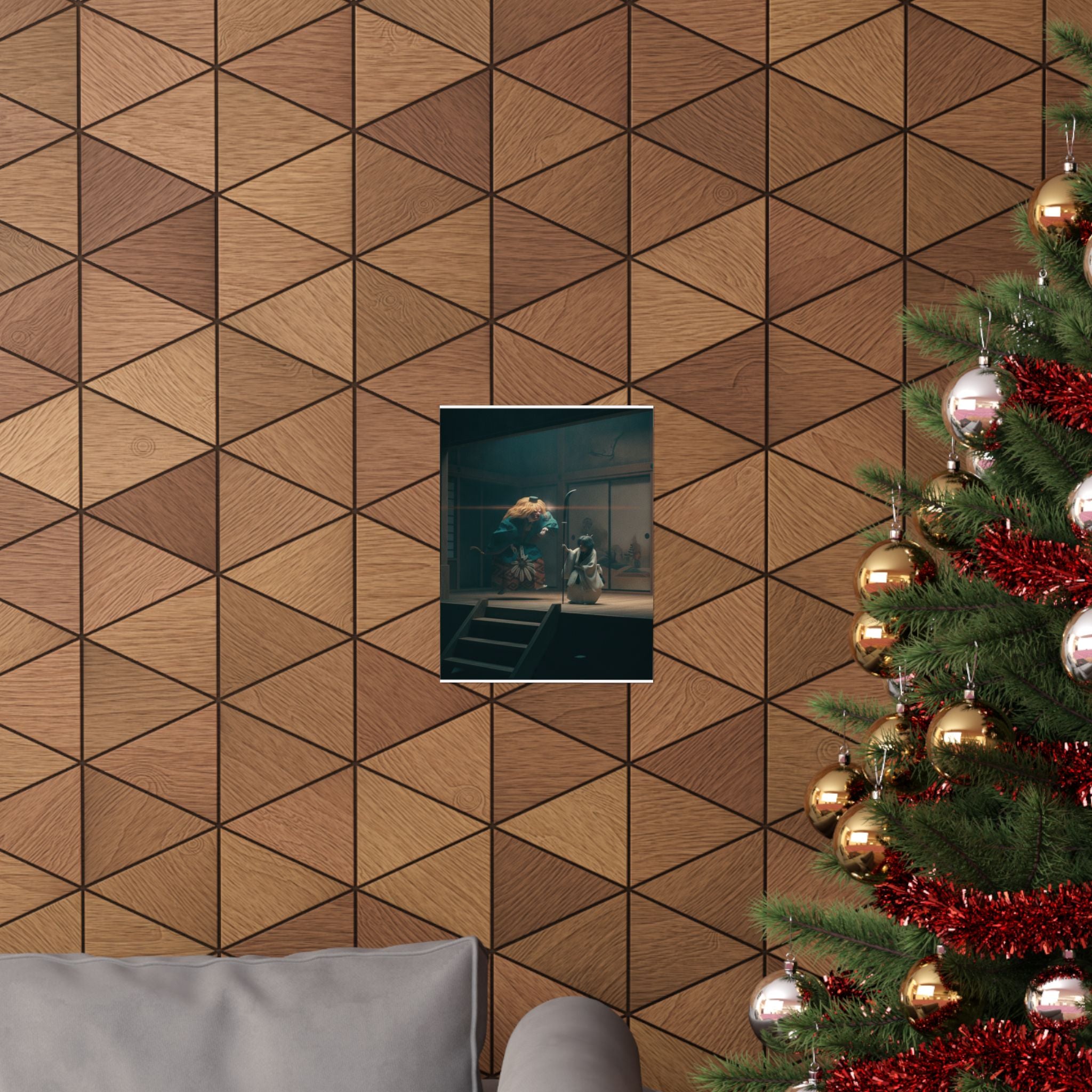 Cinematic — Scene From Noh Dance — Matte Poster