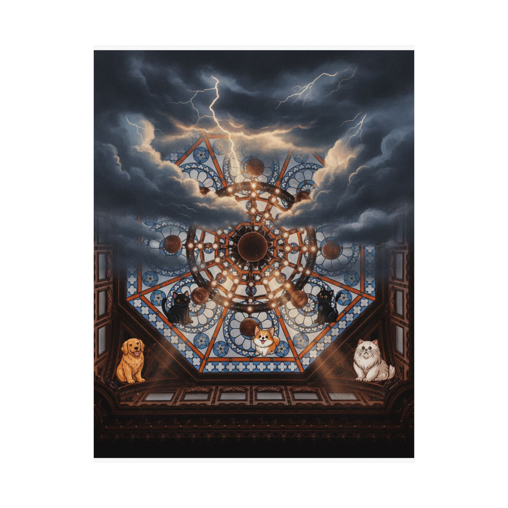 Dramatic Storm — Ceiling — Matte Poster