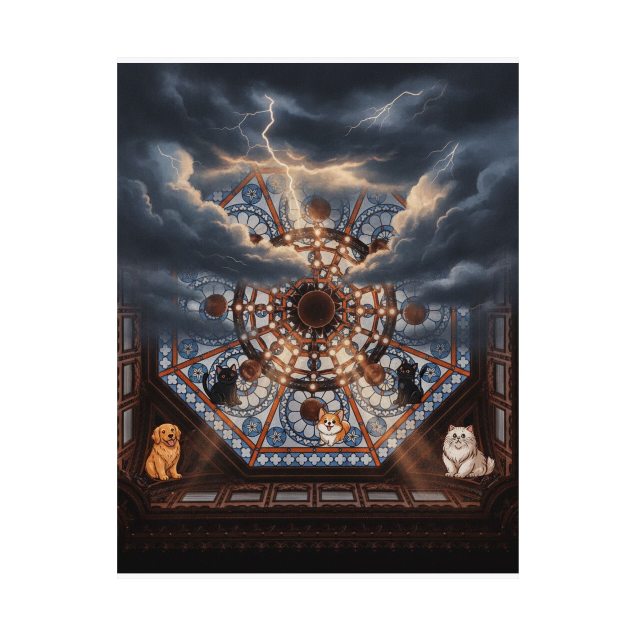Dramatic Storm — Ceiling — Matte Poster