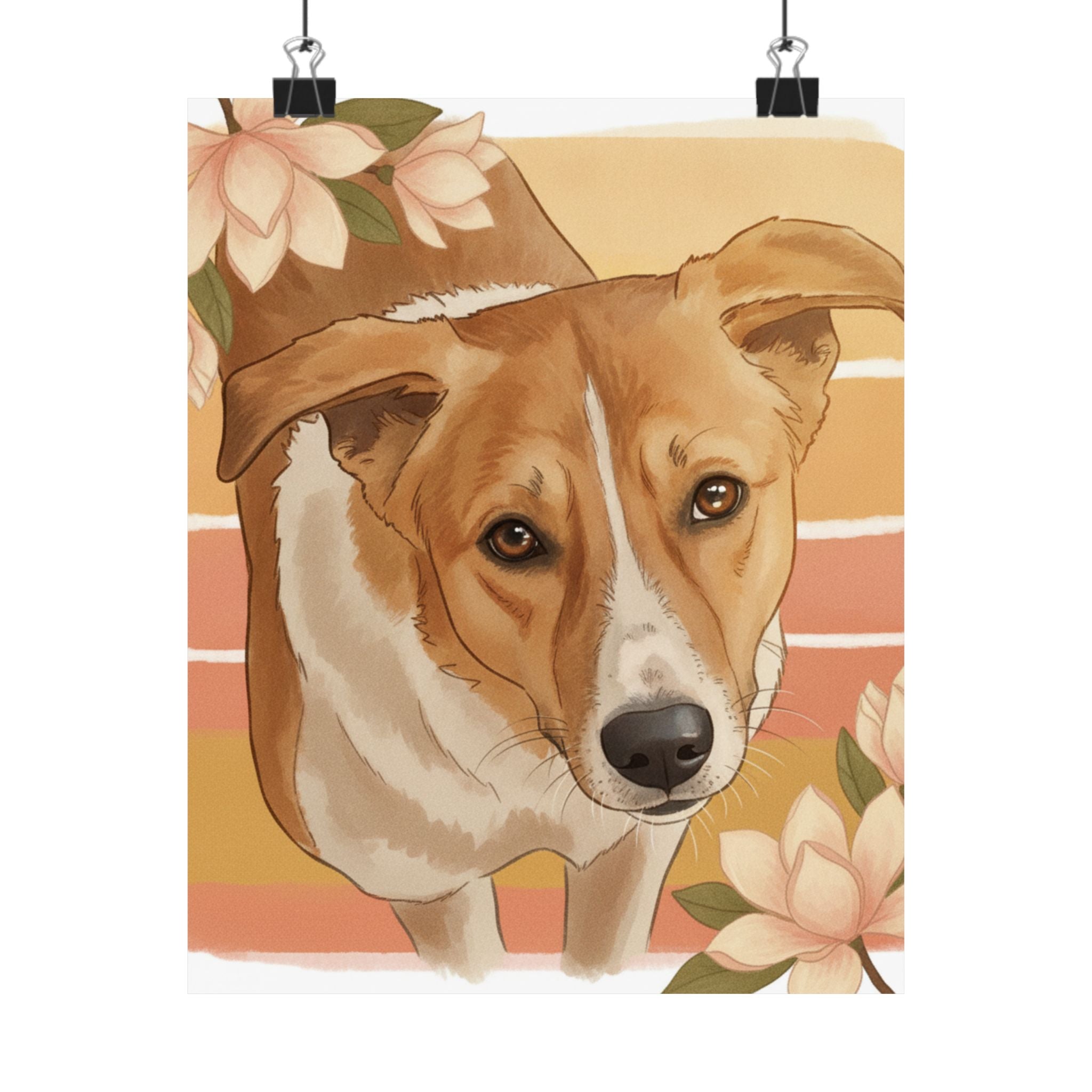 Southern Sunset — Dog — Matte Poster