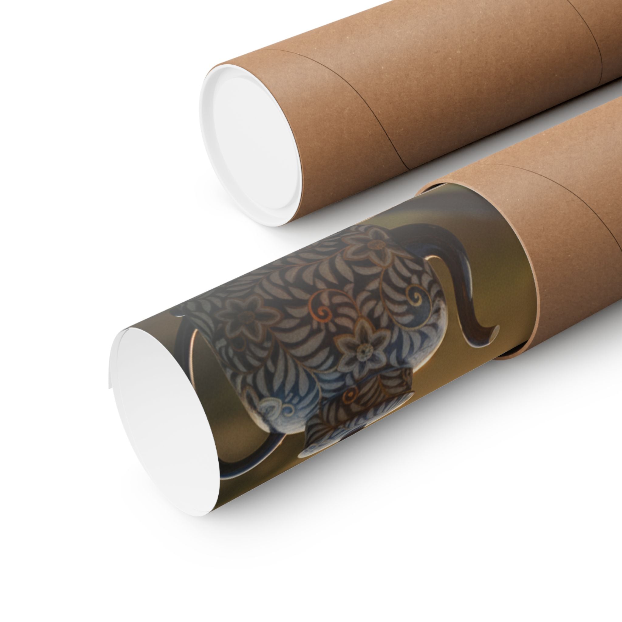 Scenic Nature — Wine Pot And Cup — Matte Poster