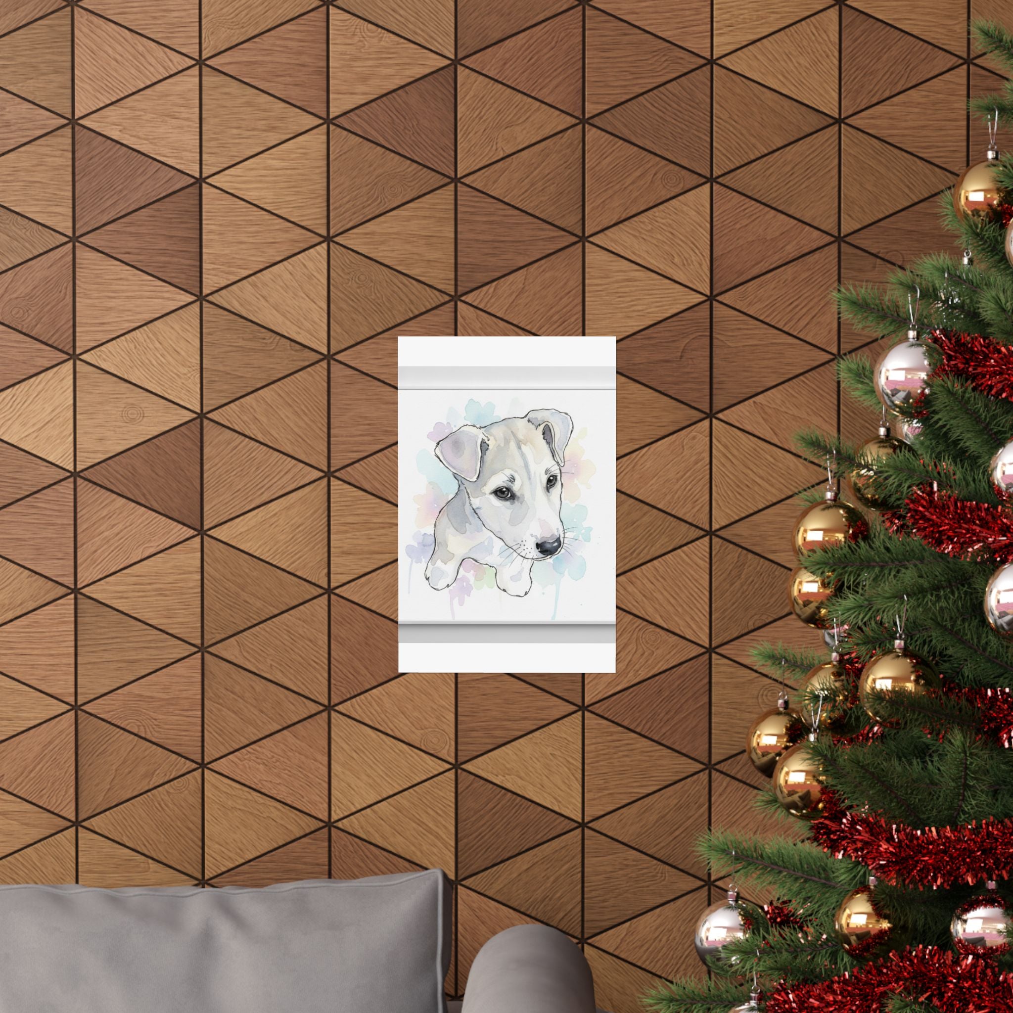 Watercolor — Dog — Matte Poster